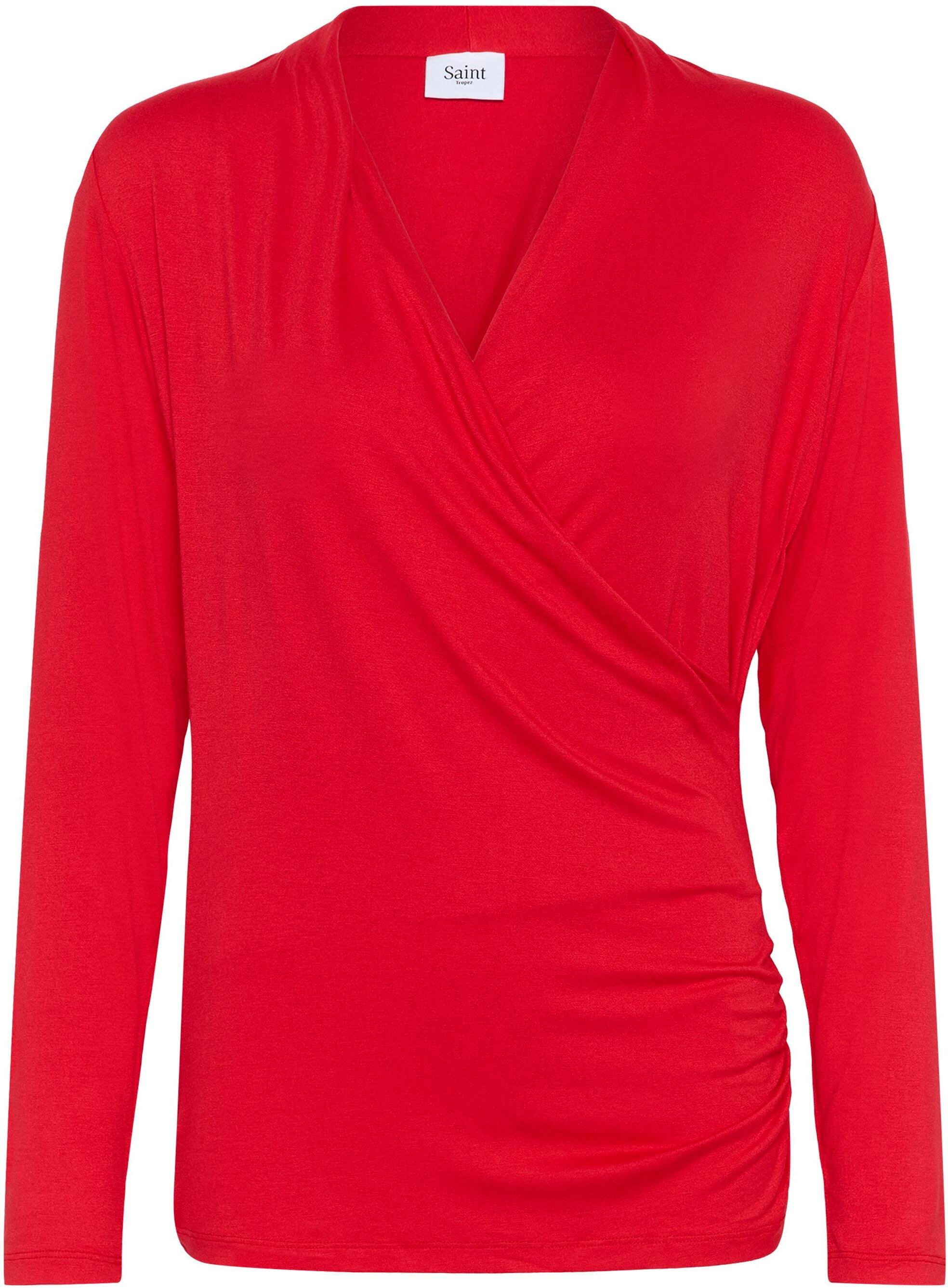 Langarm-Hemd ViggaSZ Langarm-Hemd Gerade Passform red