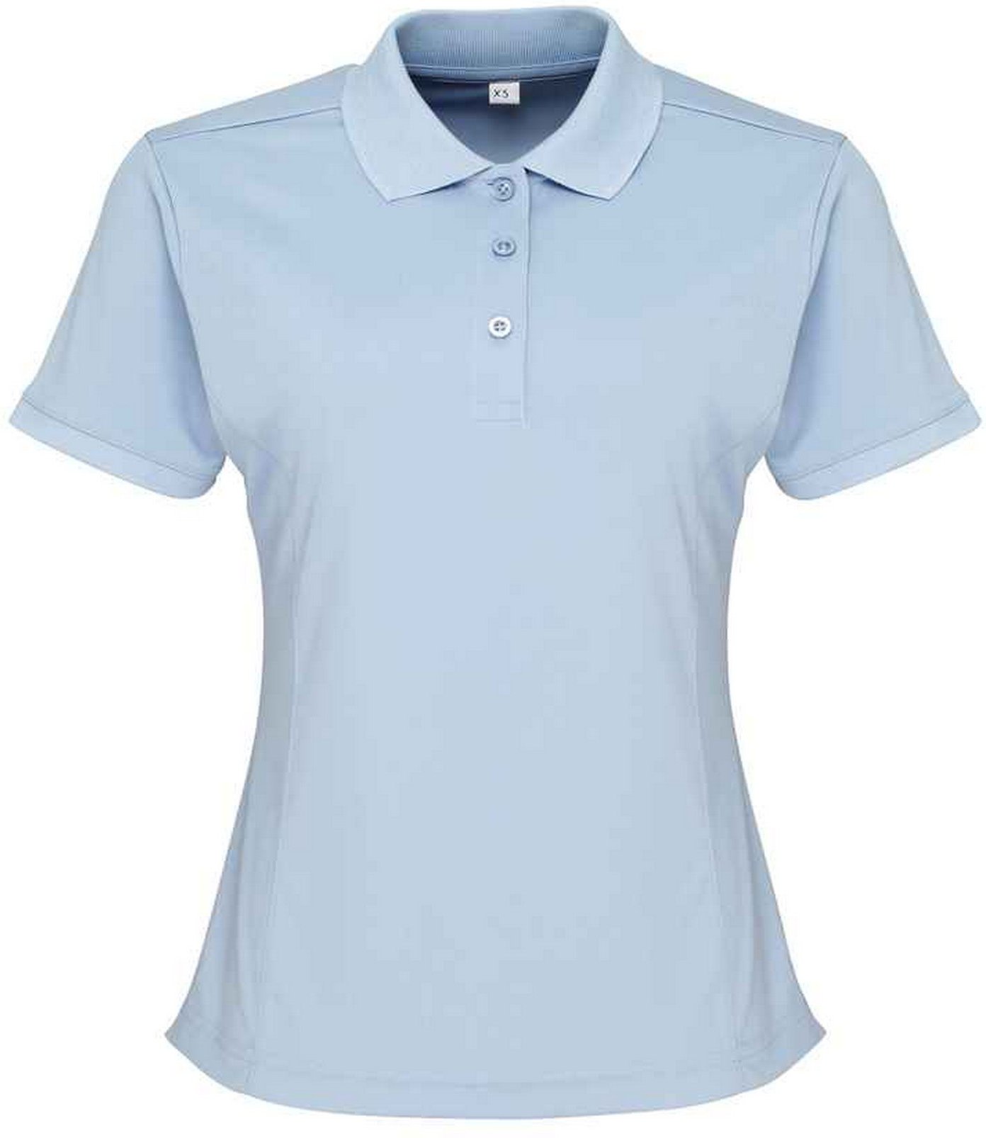 Premier - "Coolchecker" Poloshirt für Damen (Hellblau)