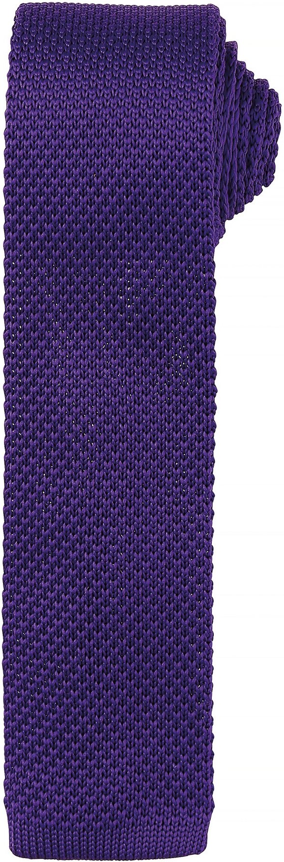 Thumbnail - Premier Mens Slim Textured Knit Effect Krawatte (2er-Pack) (Lila)