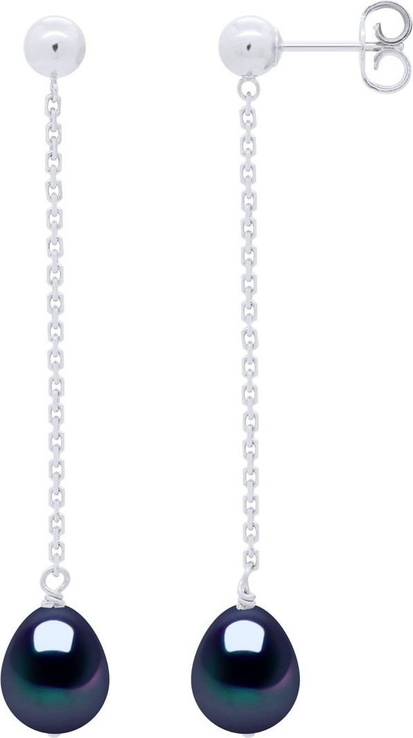 Ohrringe Echte Süßwasser-Zuchtperlen Birne 7-8 mm