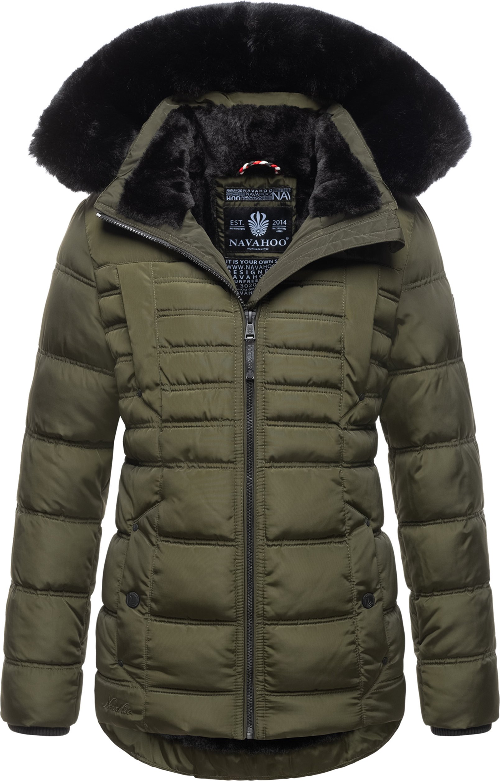 Navahoo Lissandra Damen Winter Steppjacke – warm & edel