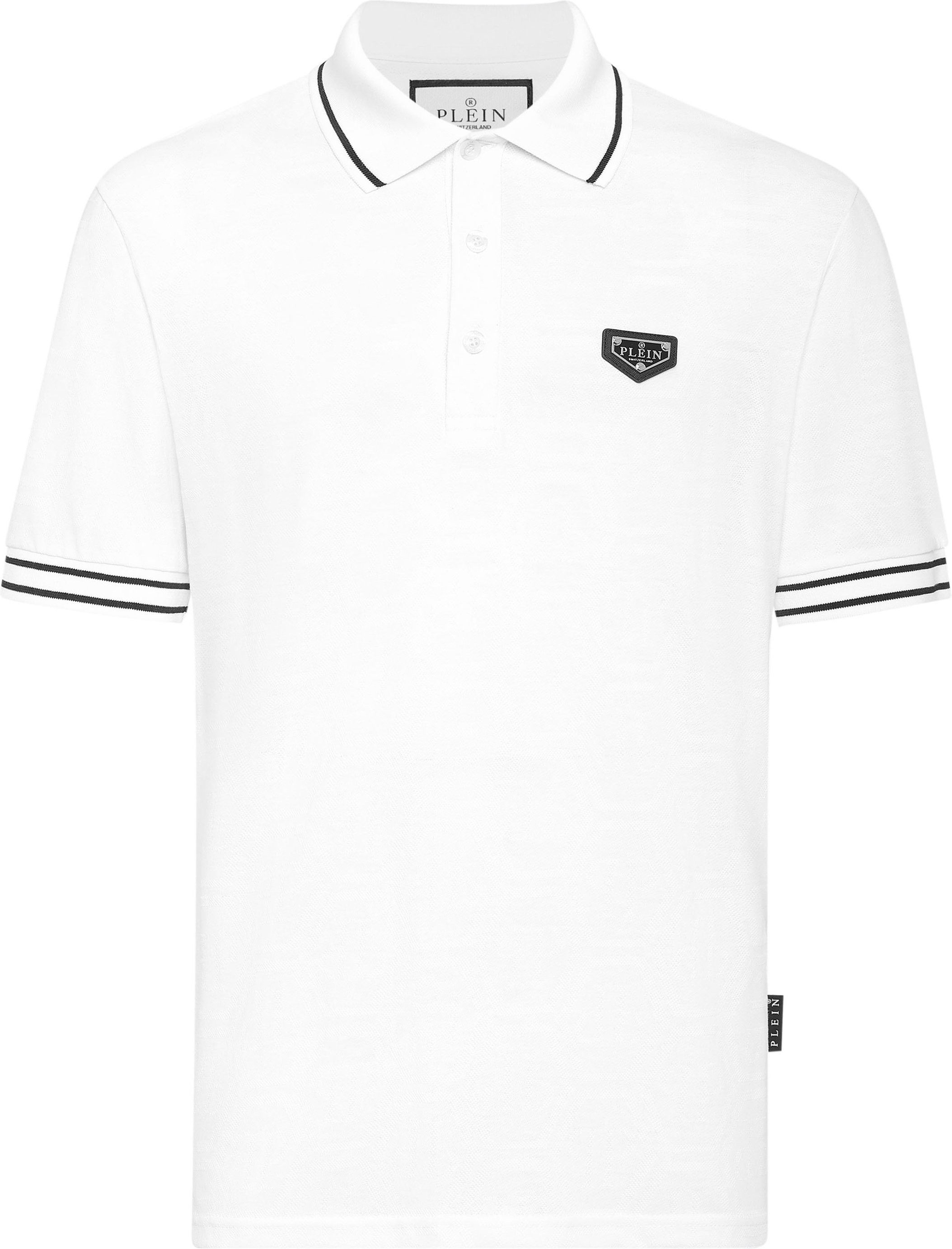 Jacquard-Polo-T-Shirt mit Monogramm