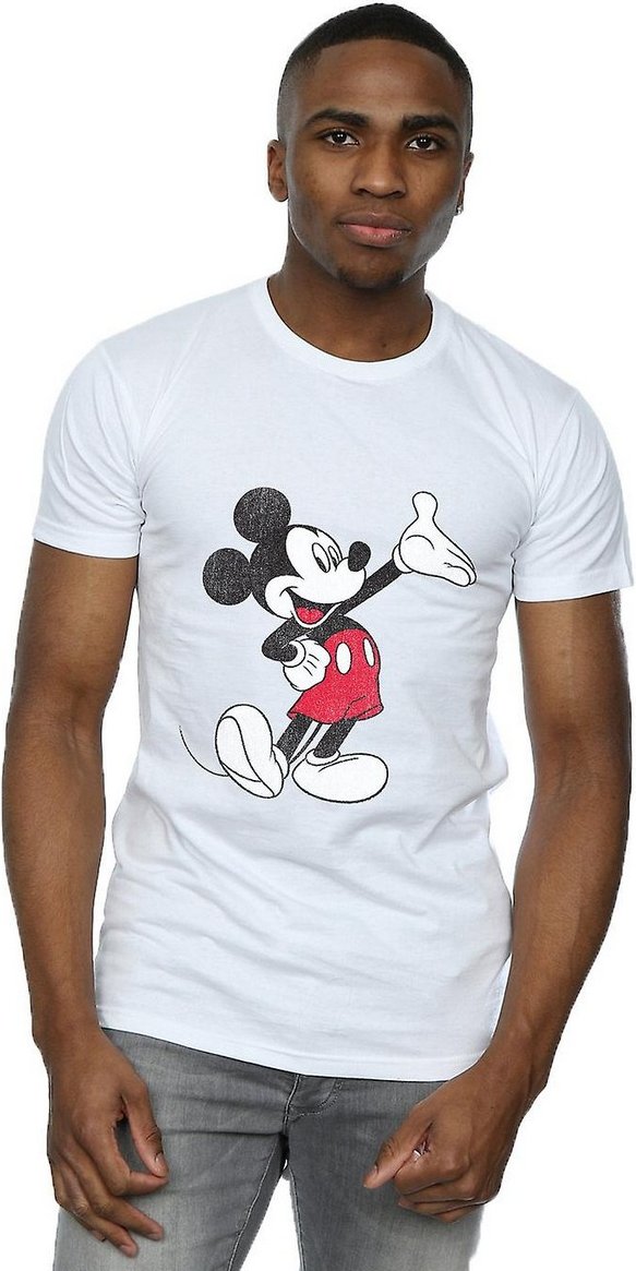 Disney - "Traditional Wave" T-Shirt für Herren (Weiß)