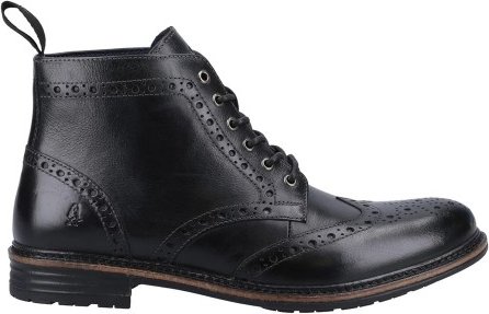 Hush Puppies - "Joshua" Stiefeletten für Herren, Leder (Schwarz)