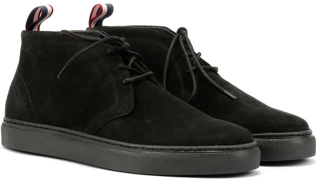 Ben Sherman Parka Herren Wildlederstiefel In Schwarz
