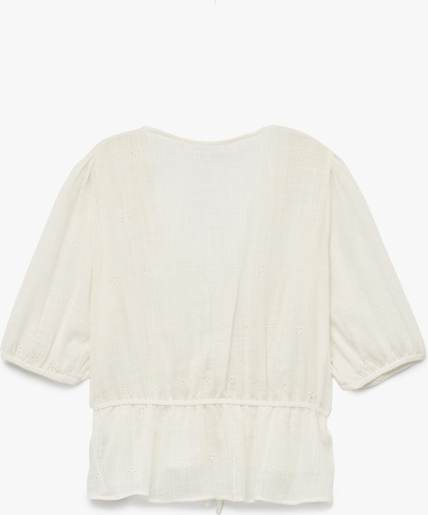 Koton BLUSE SS Viskon-Bluse mit Ballonärmeln