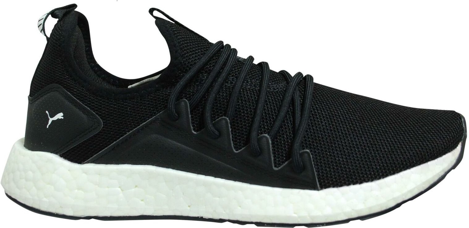 Puma Nrgy Neko Black Low Schnüre -up -Frauenschlupf auf Lauftrainer 191069 01