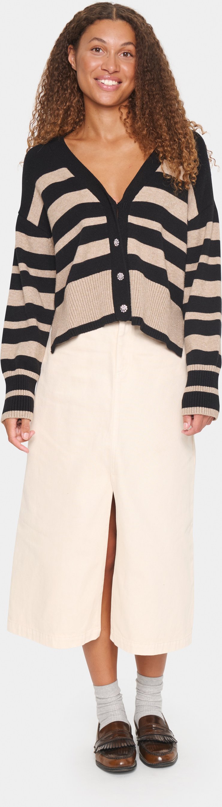 Strickjacke Oversize fit black