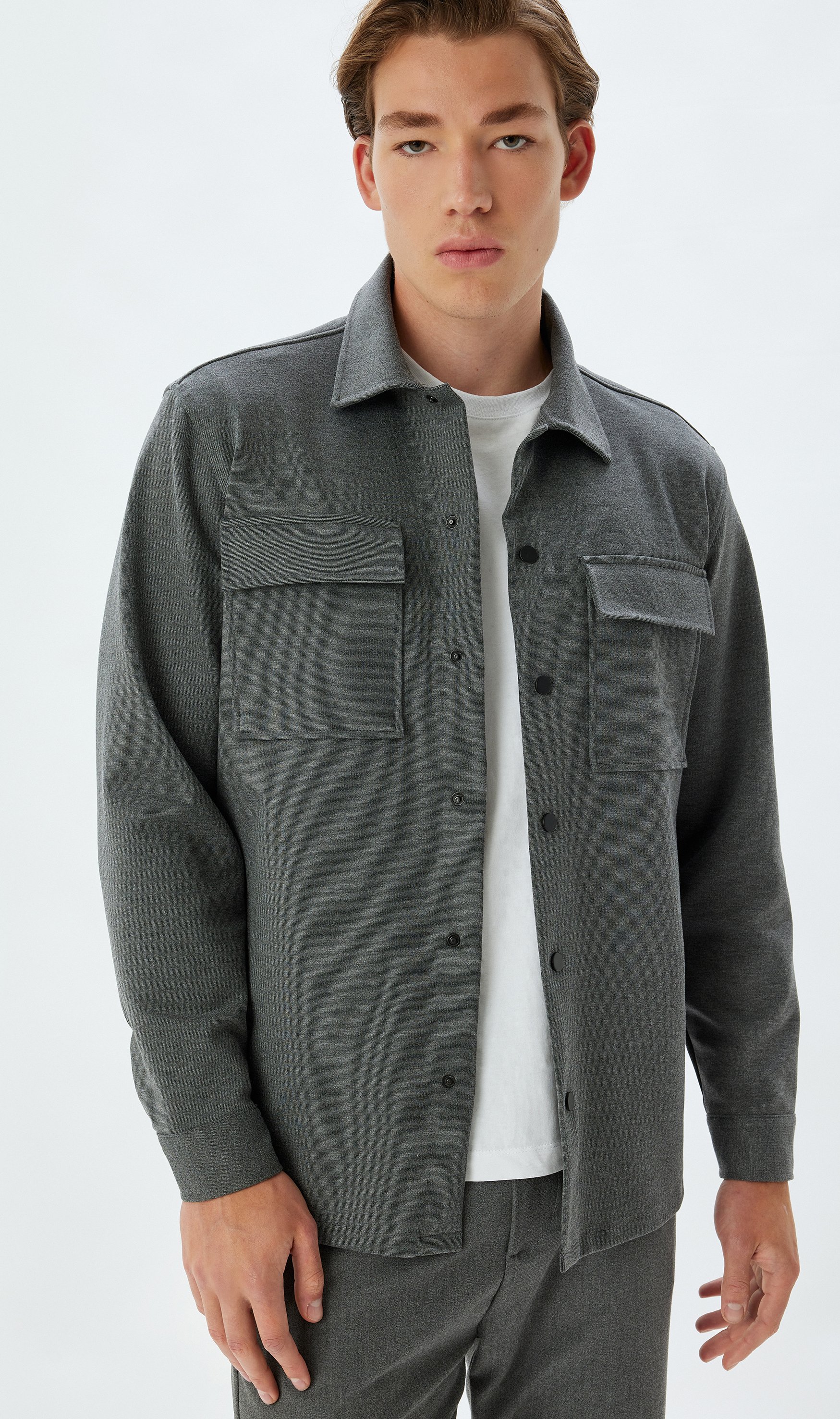 Thumbnail - Koton Blazer Regular Hemdkragen Blazer