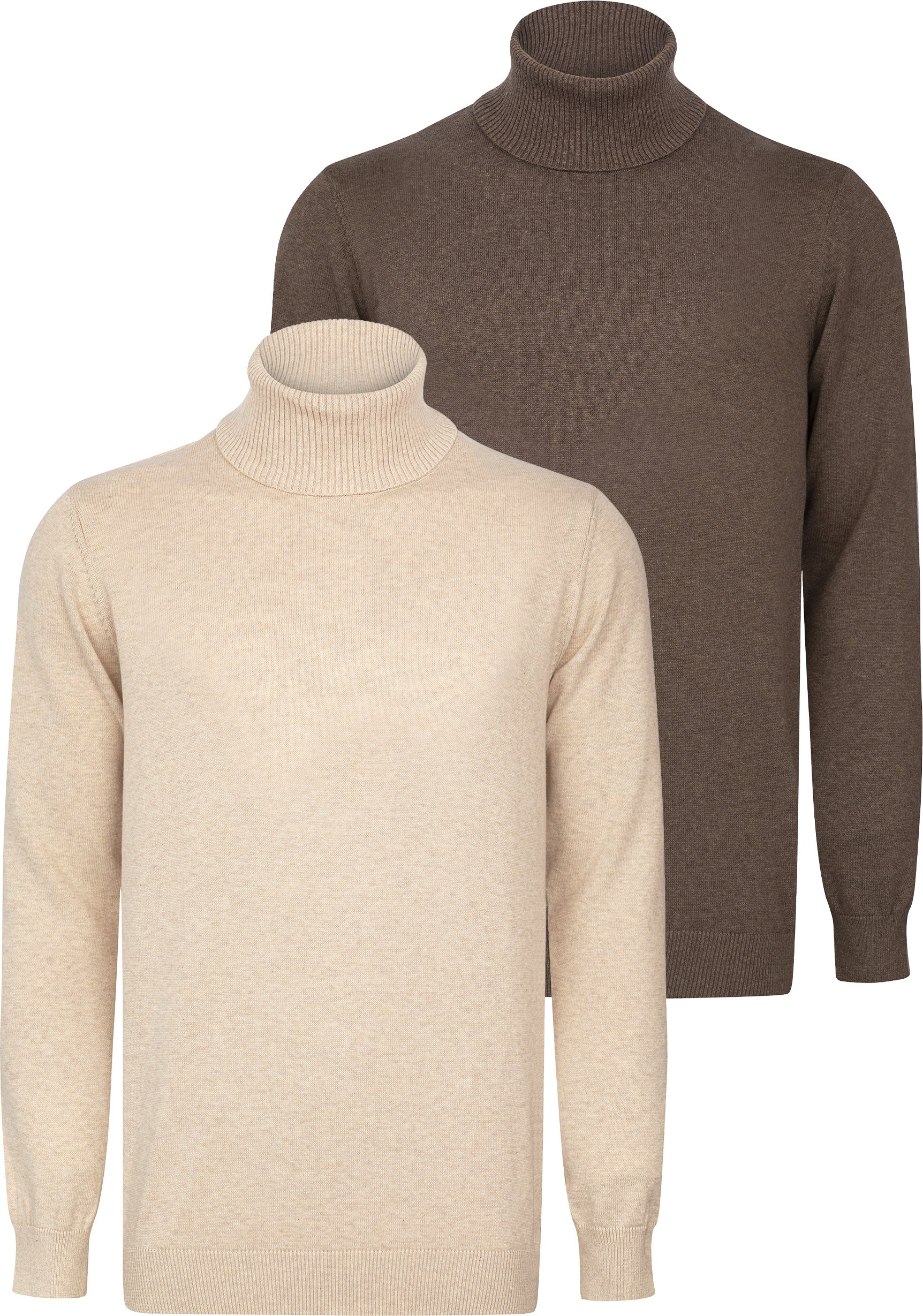 Pullover Rollkragenpullover 2Er-Pack