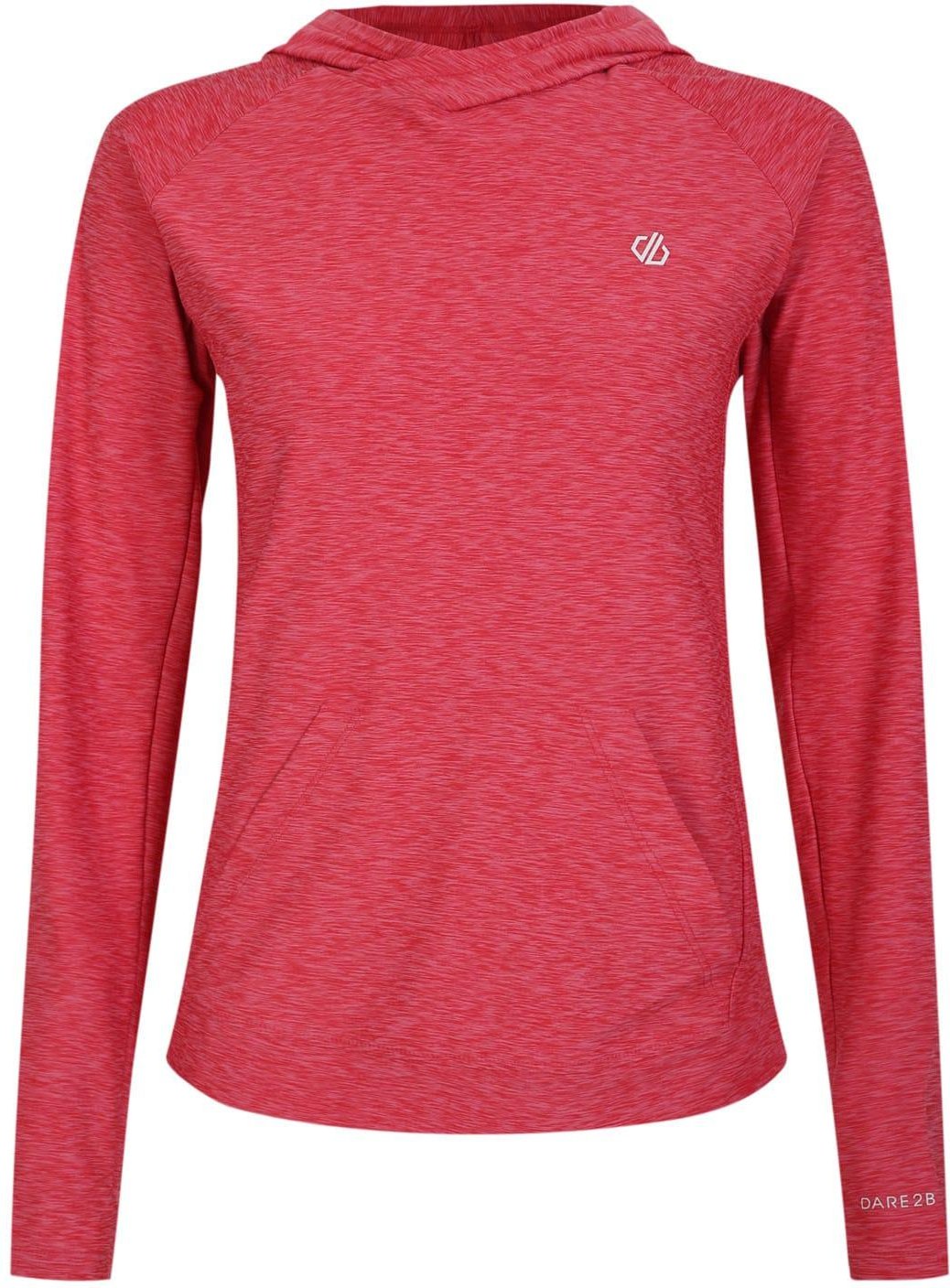 Thumbnail - Dare 2B - "Sprint City" Kapuzenpullover für Damen Leicht (Pastell-Rosa meliert)
