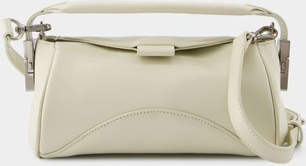 Cassette Handtasche - Osoi - Leder - Beige