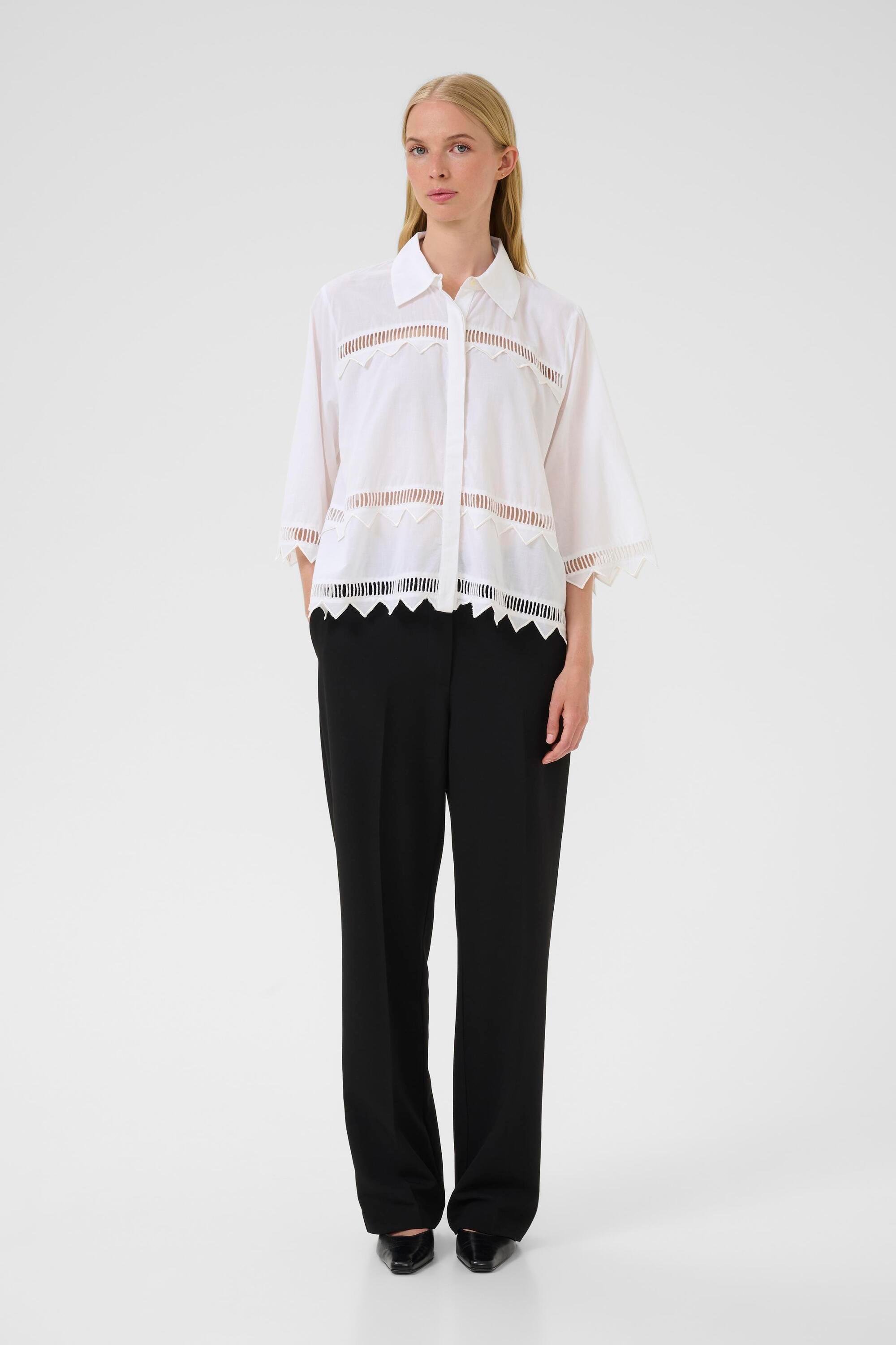 Halblange Ärmel KBOmmi Halblange Ärmel Baggy fit white