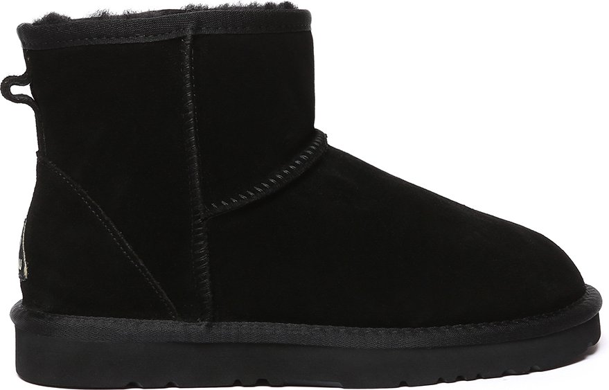 EVER AU Damen Leder Kurzstiefel - Ostrich