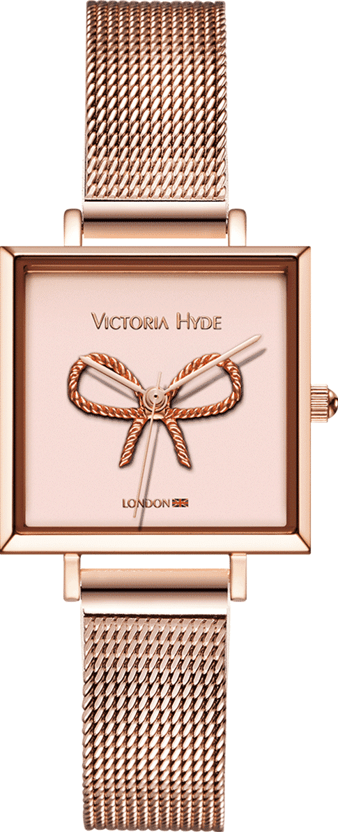 VICTORIA HYDE Uhr Maida Vale Schleife mit Rand, rosegold