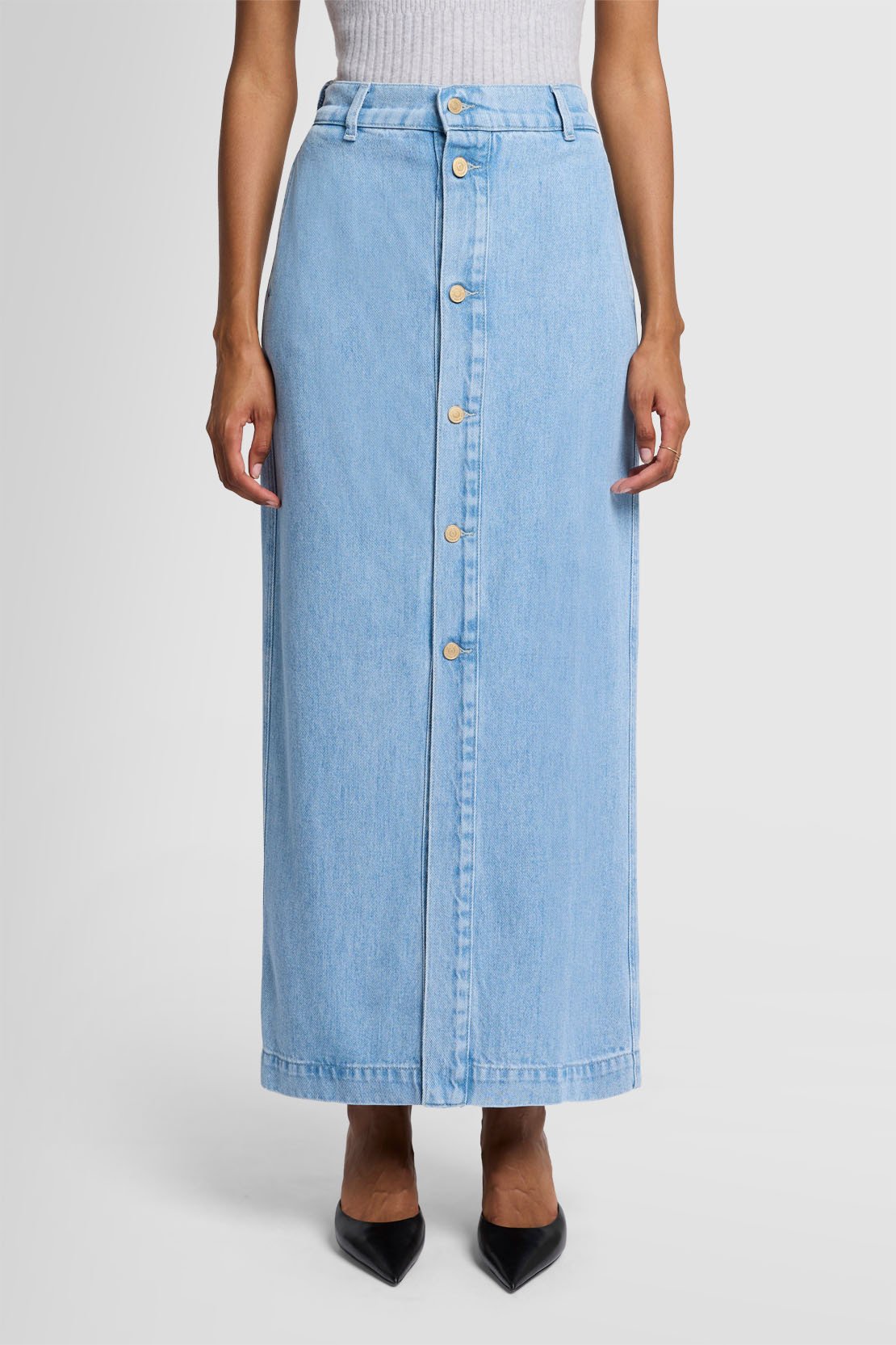 Damen Jeans Amie Skirt Maxiskirt