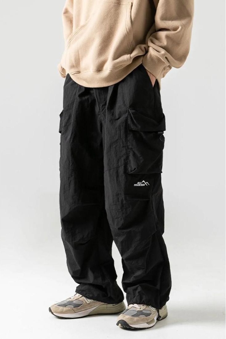 Thumbnail - Elastische Taillenhose mit Taschen