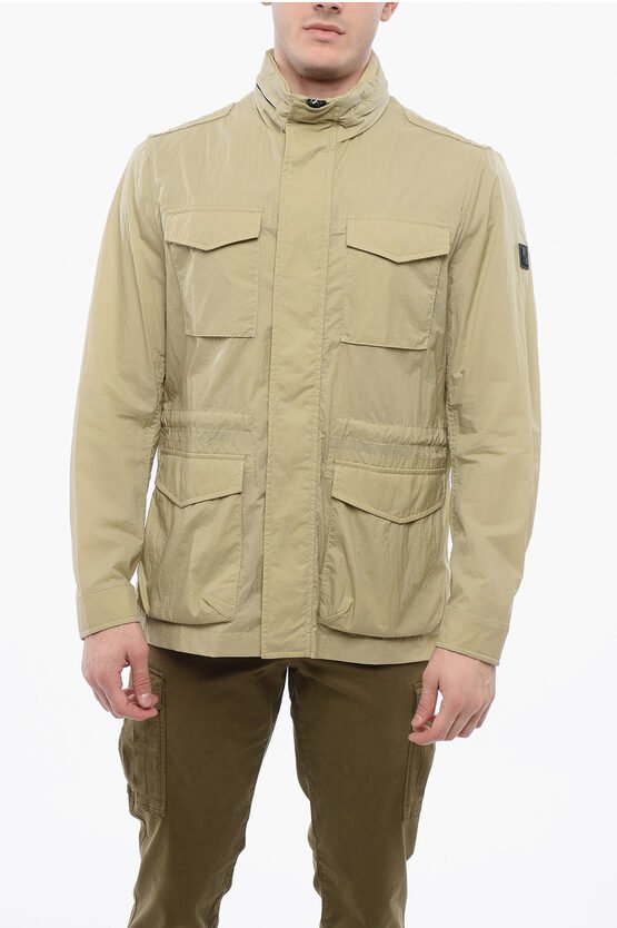 Windbreaker FIELD mit Utility-Taschen in Beige