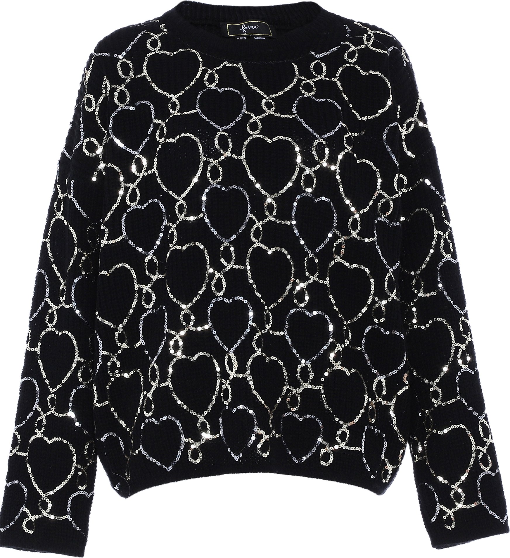 Faina Pullover Damen schwarz