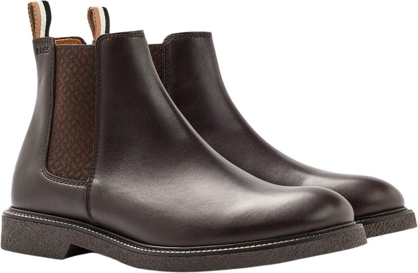 Boss - Herren Stiefeletten "Tunley", Leder (Braun)