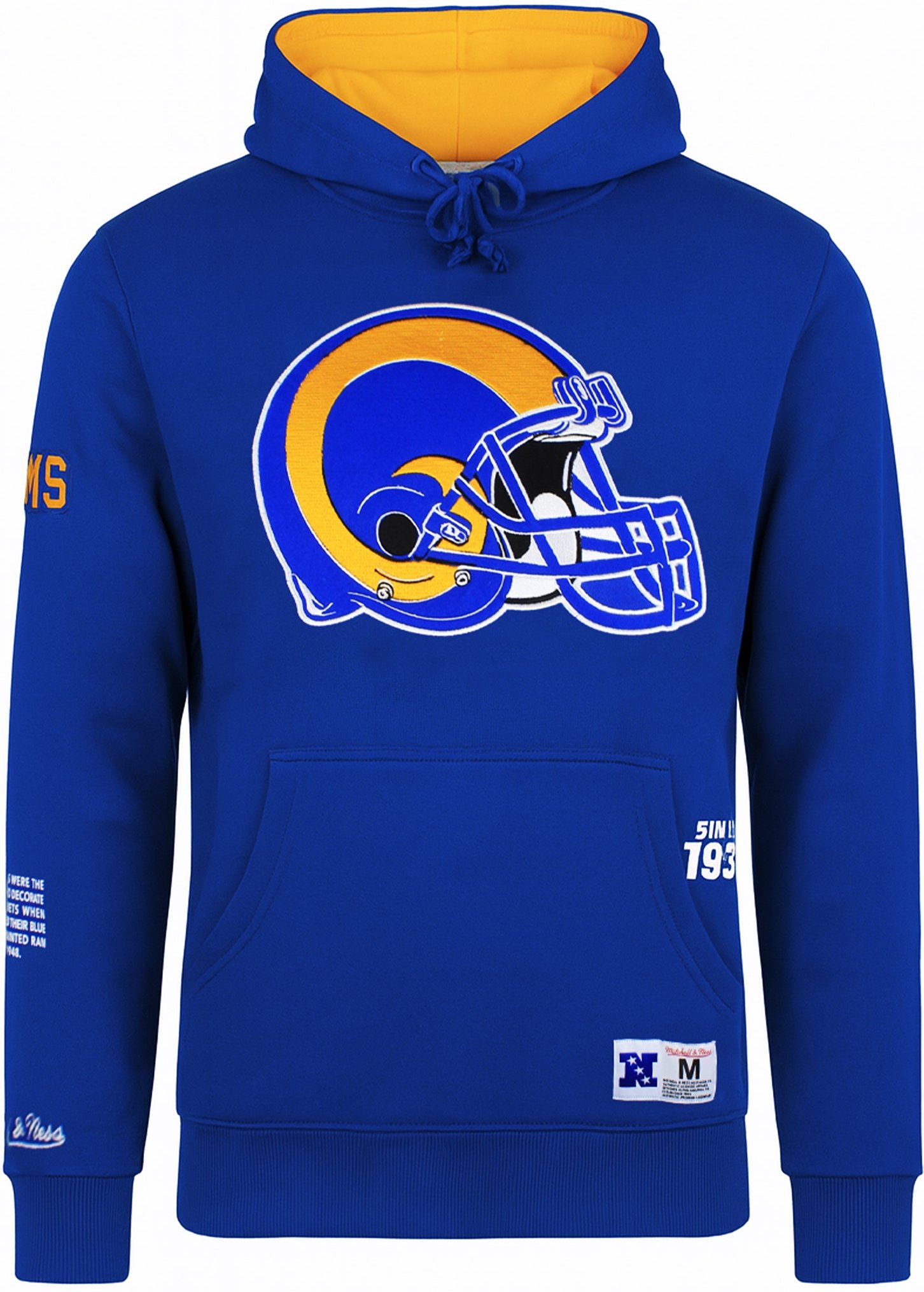 Mitchell & Ness NFL Los Angeles Rams Origins Herren Hoodie