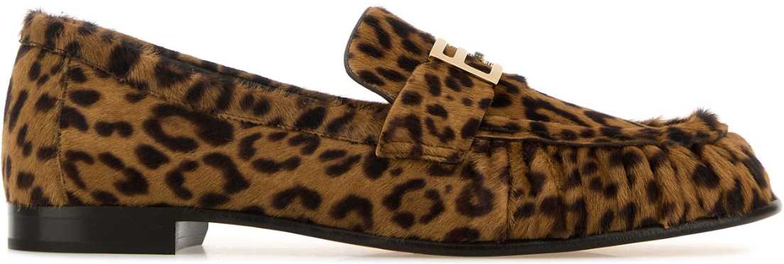 Bedruckte Kalbsleder Baguette Loafer