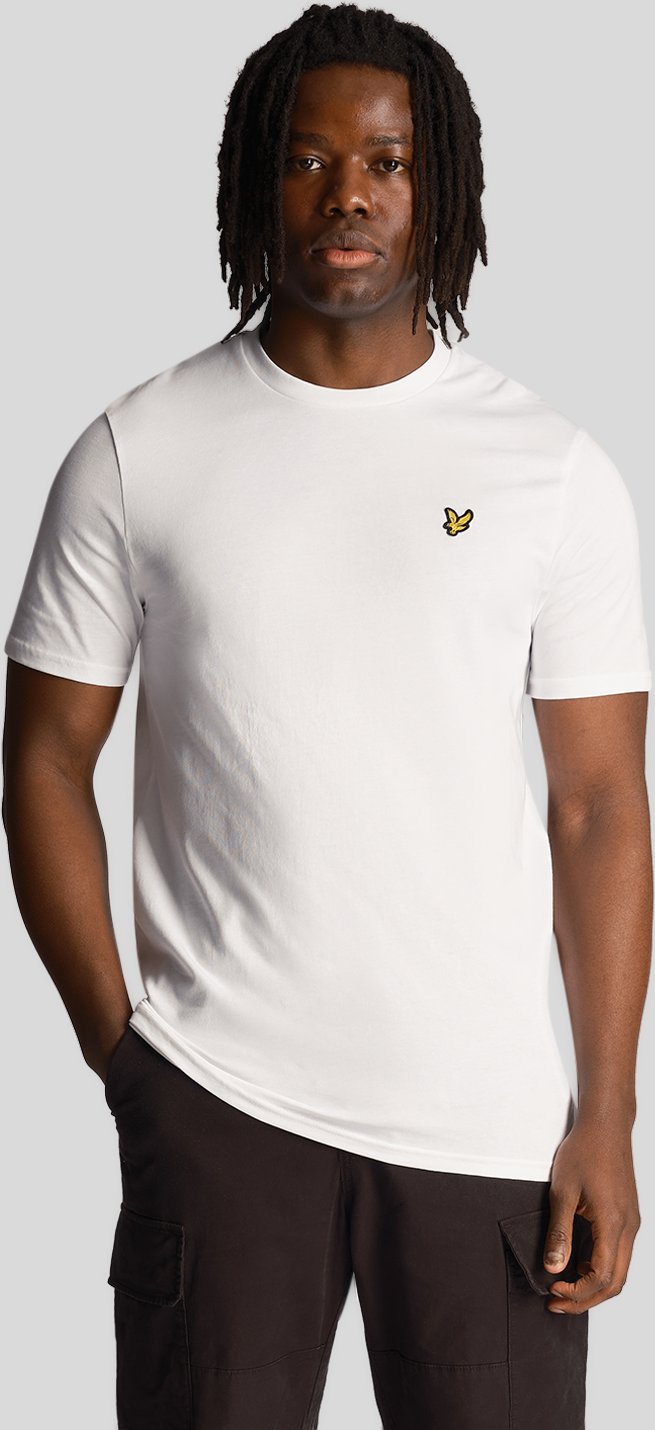 Lyle & Scott Herren-T-Shirt mit Thistle Club-Print in Weiß