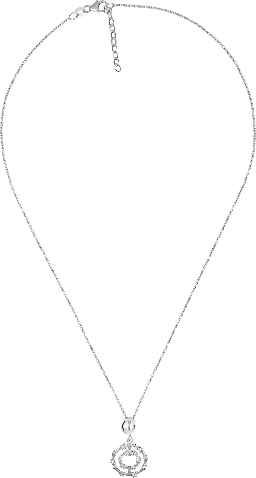 Orphelia Damen-Kette aus 925er Sterlingsilber mit Anhänger – Silber ZH-4304