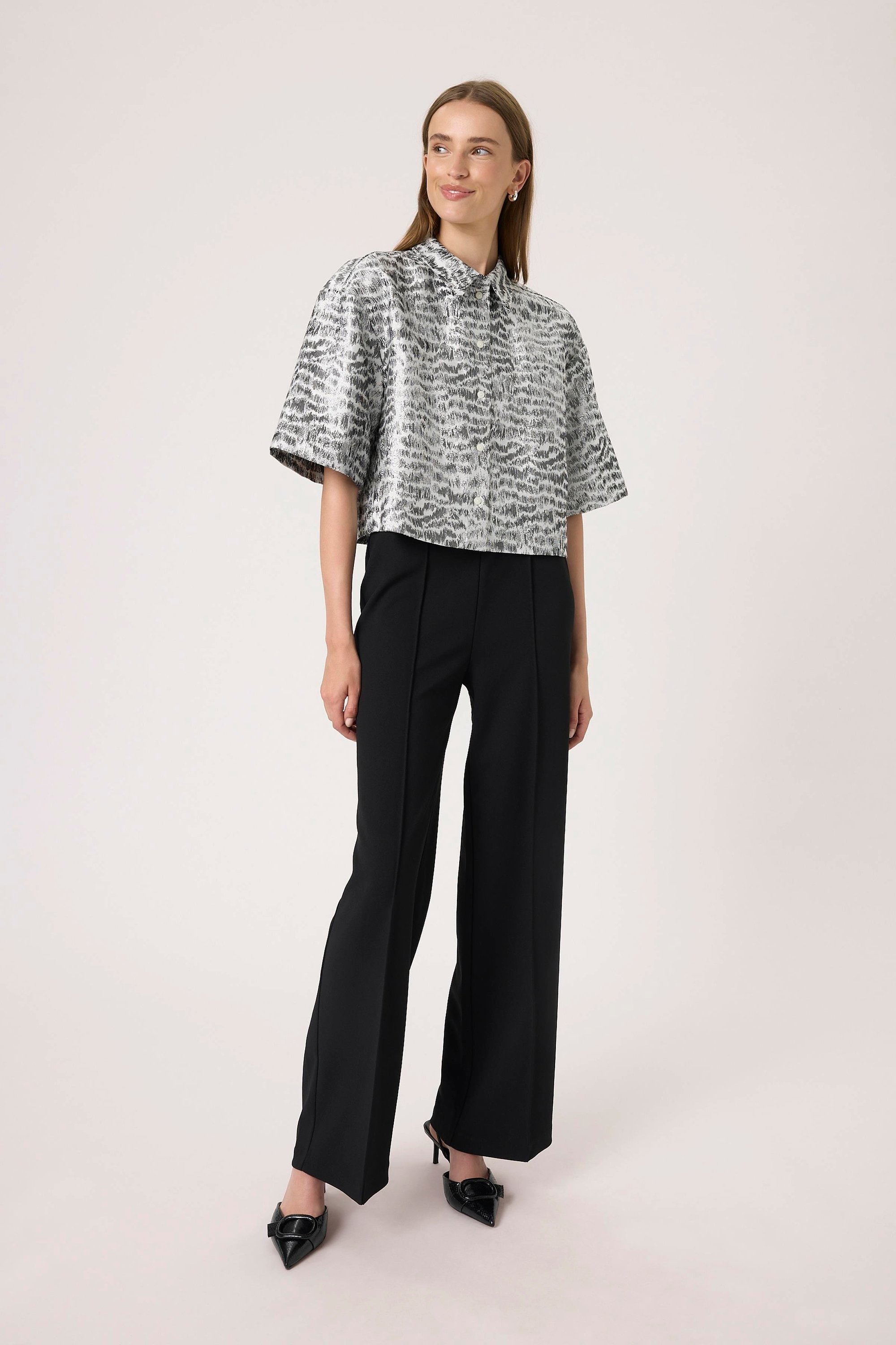 Hemd SLPricilla Hemd Lockere Passform silver