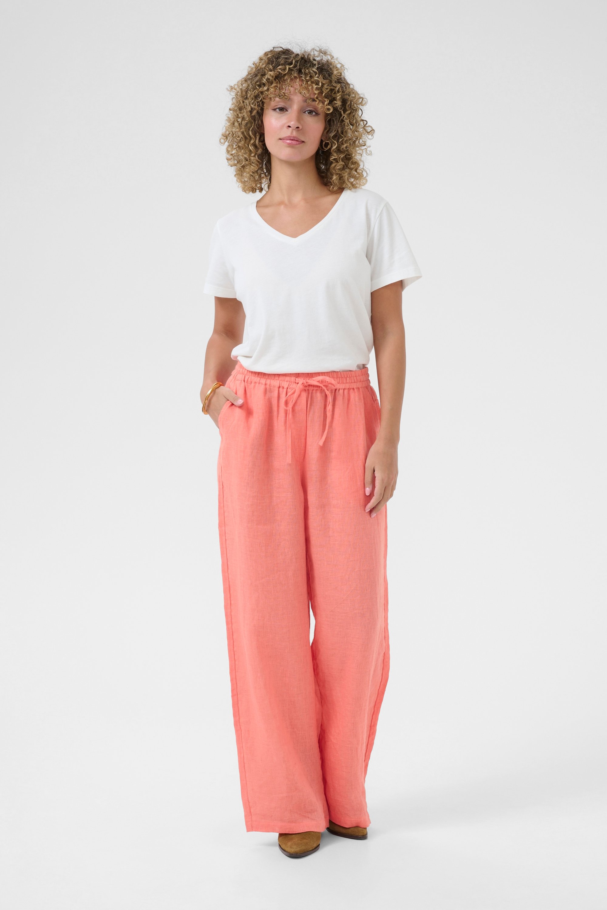 Casual Hose Loose fit pink