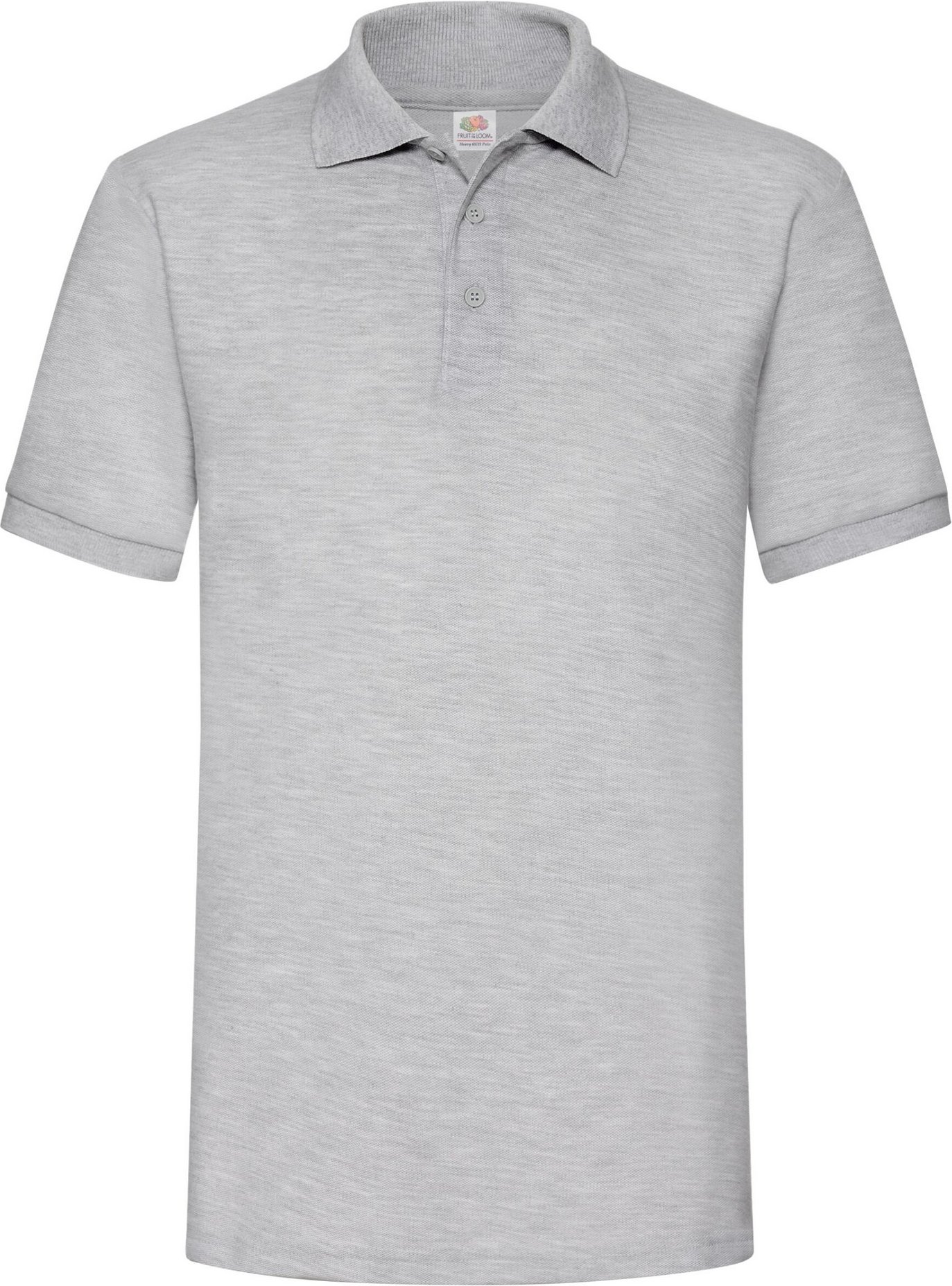 Fruit of the Loom - Poloshirt für Herren (Grau meliert)