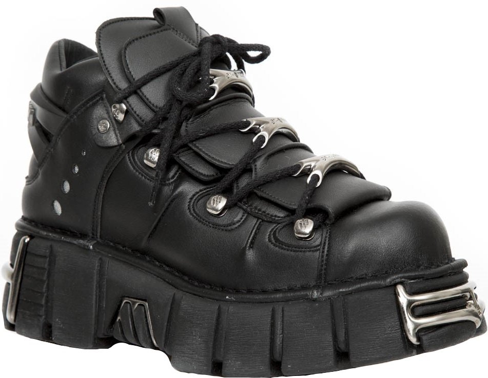 New Rock Unisex-Gothic-Stiefel aus veganem Leder – M-106-VS1