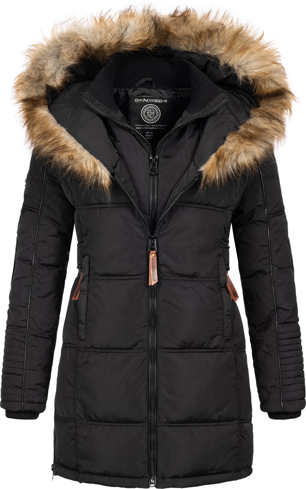 Geographical Norway Winterjacke Schwarz