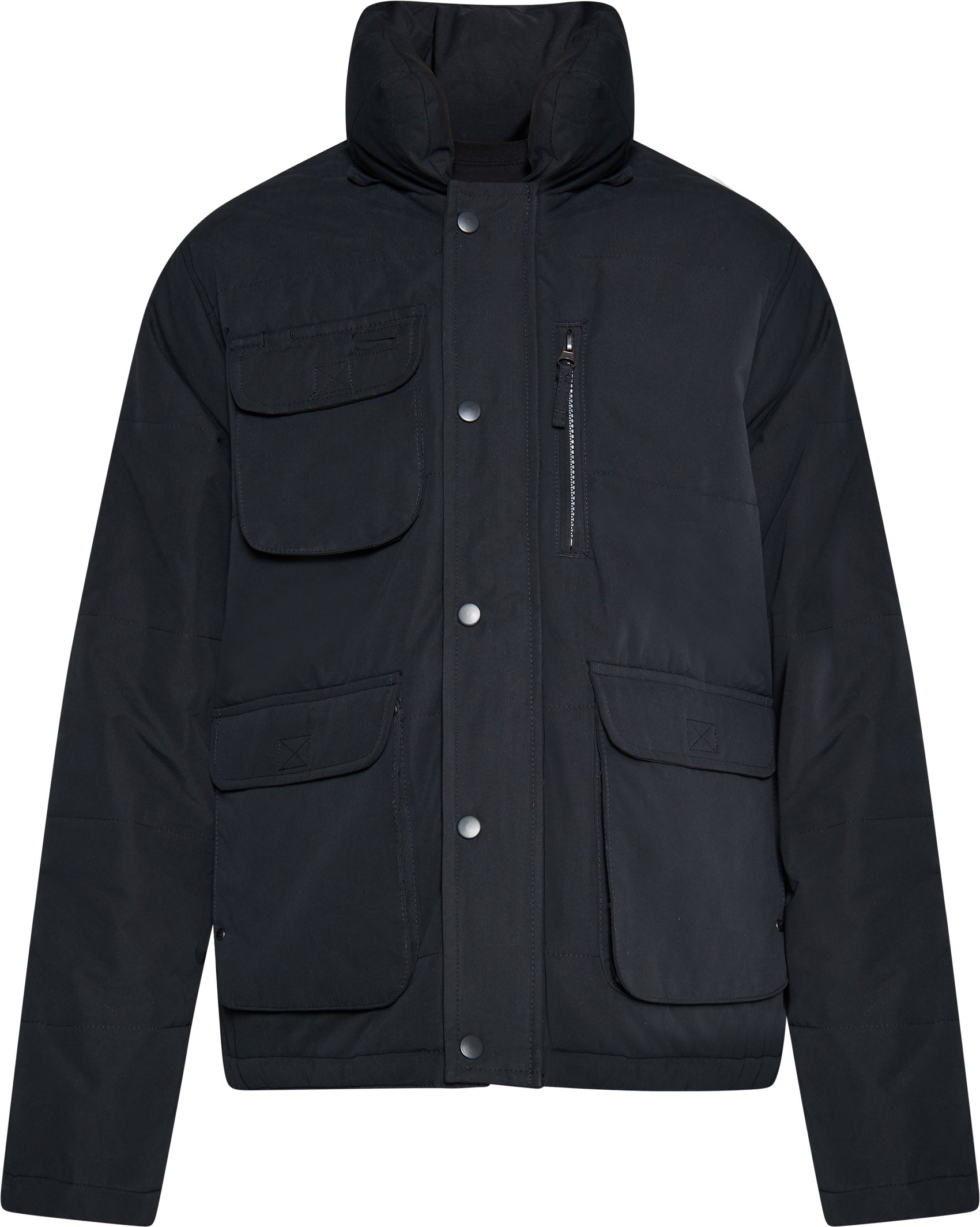 TUFFSKULL Winterjacke Herren schwarz