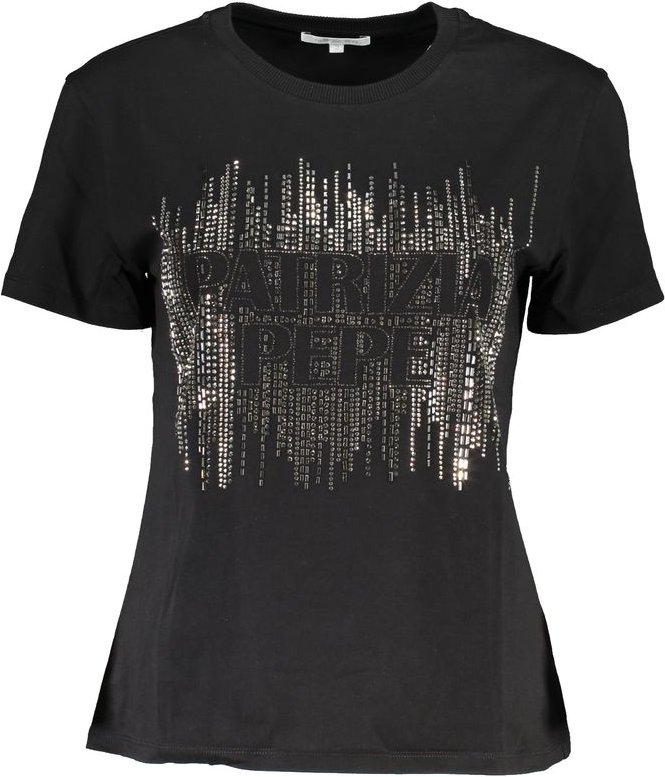 Pailletten-Logo-T-Shirt