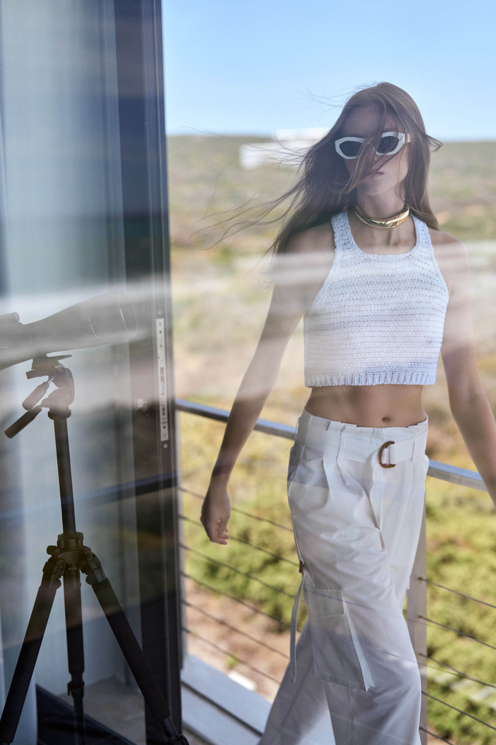 Koton HOSEN Koton Gürtel Kargo Weitbeinhose