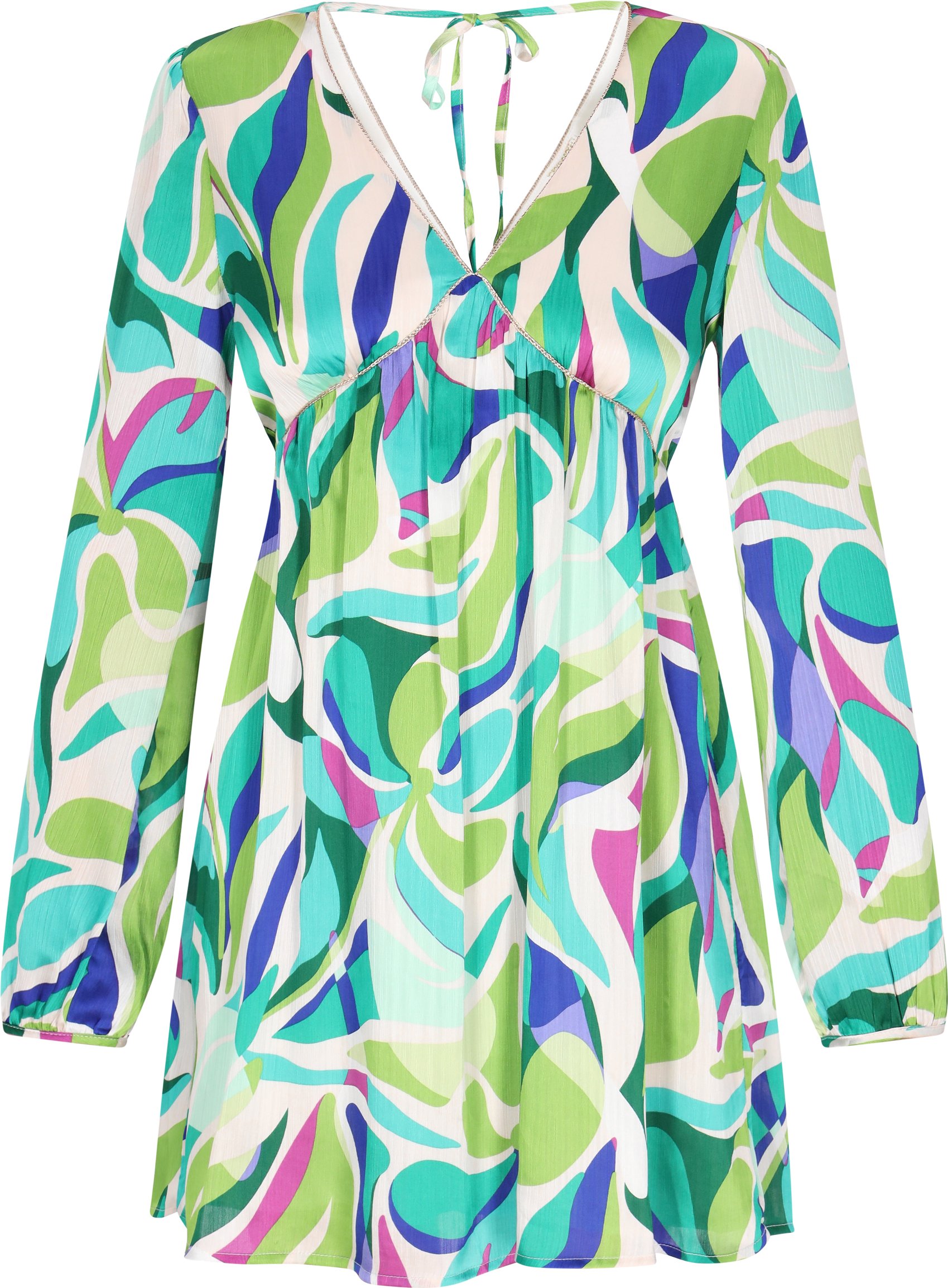 IZIA Kleid Frauen aqua mehrfarbig