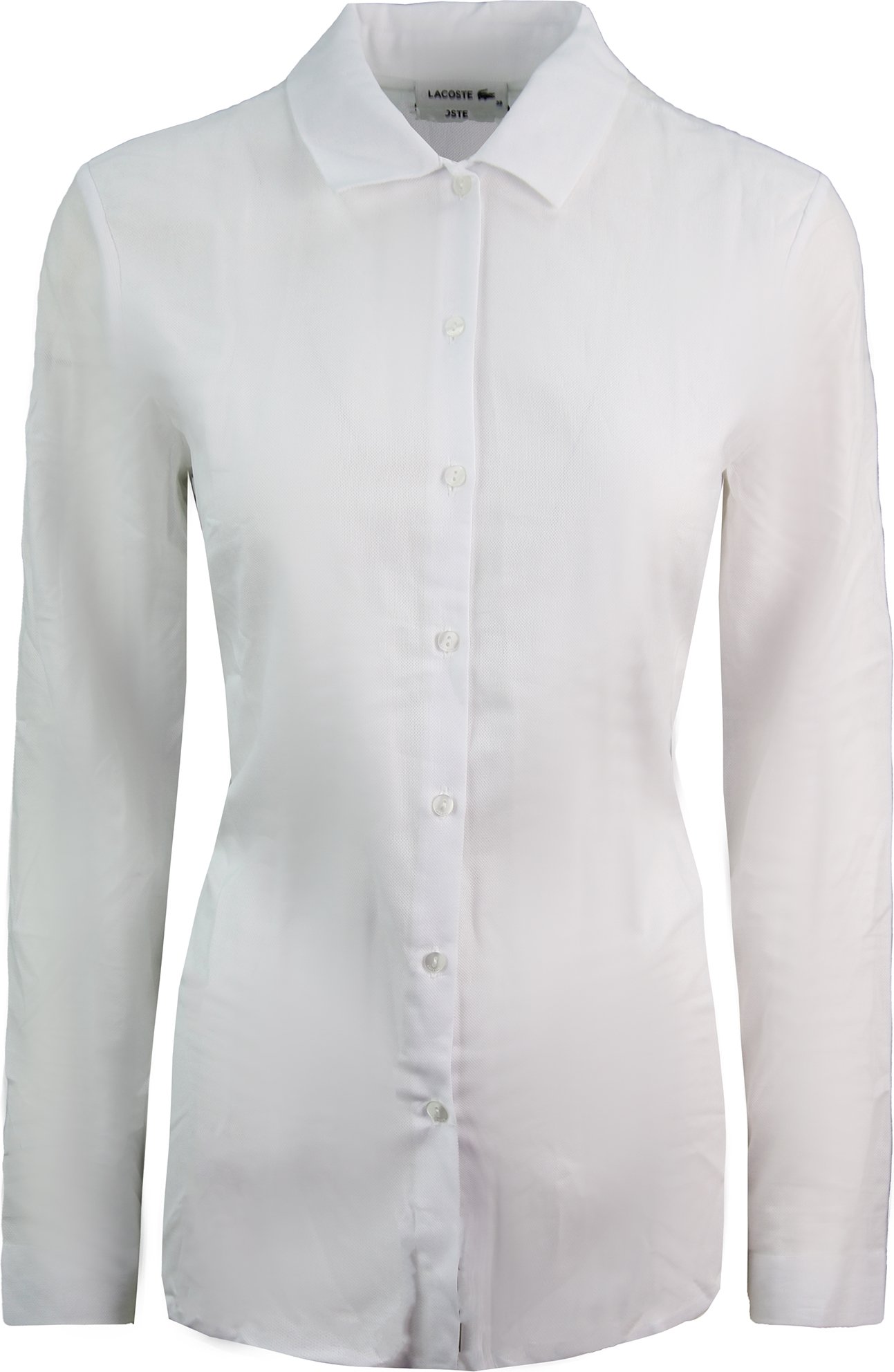Lacoste Plain Womens White Shirt