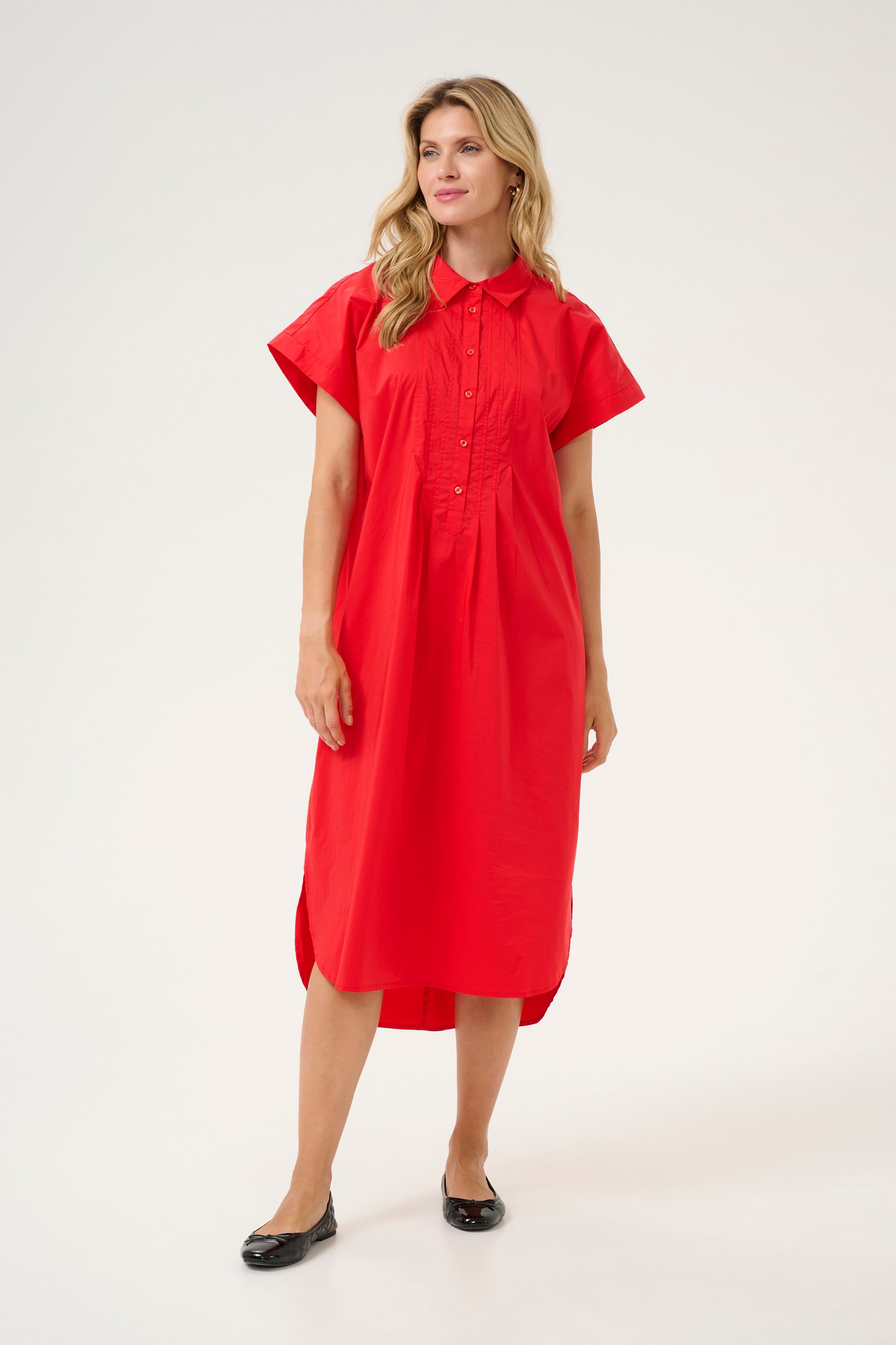 Thumbnail - Kleid Oversize fit Fiery Red