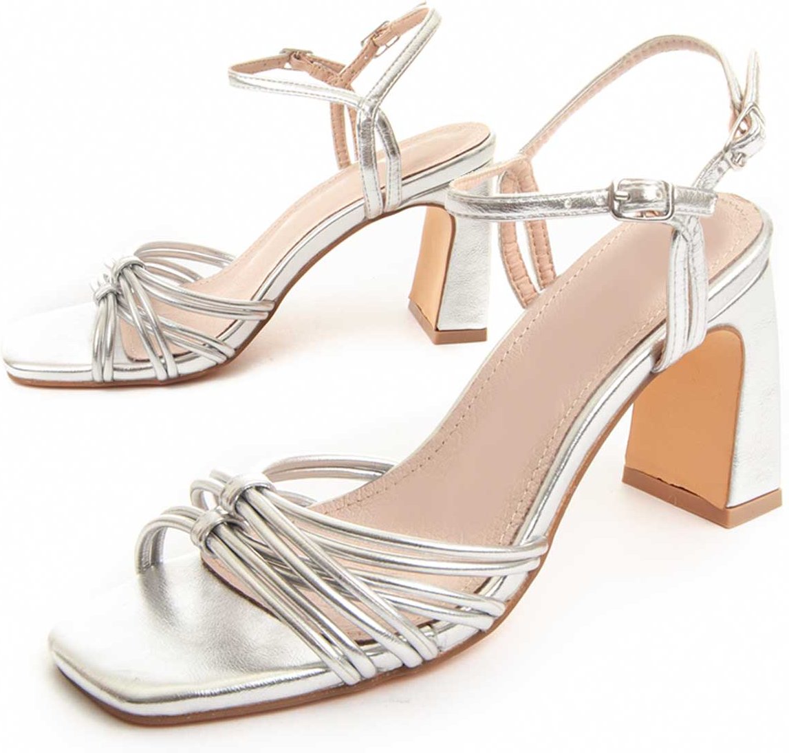 Montevita Fersen Sandale Sanndal16 in Silber