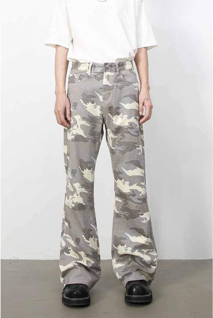 Thumbnail - Herren Camouflage-Jeans mit Taschen