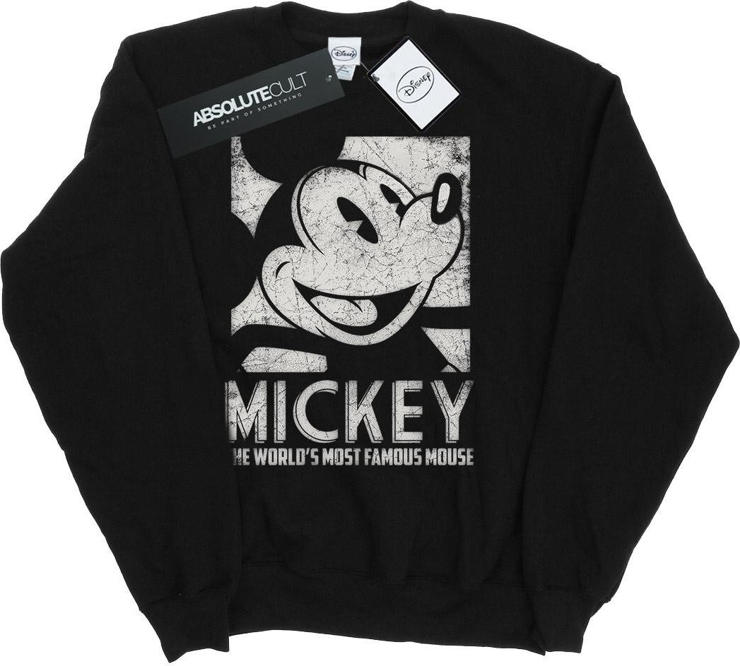 Disney - "Mickey Mouse Most Famous" Sweatshirt für Damen (Schwarz)