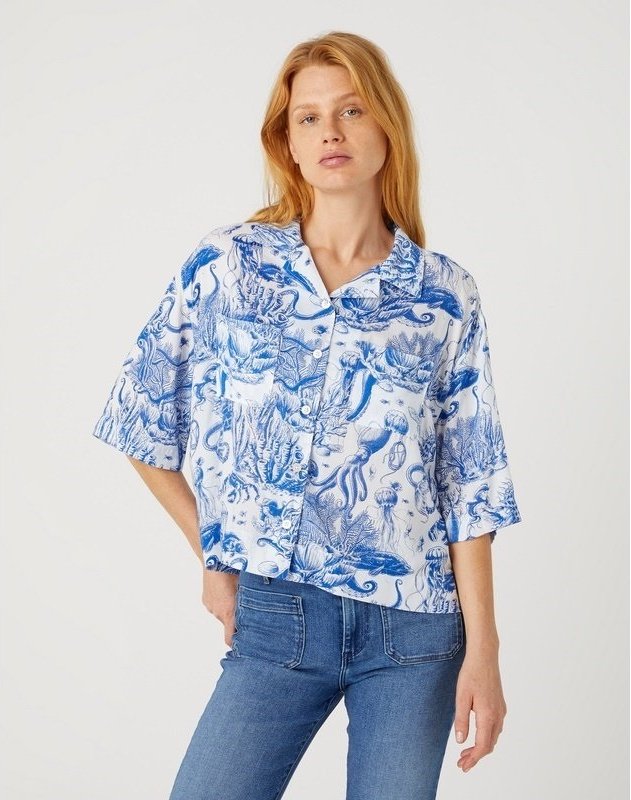Wrangler OUNGE SHIRT NAUTICAL BLUE
