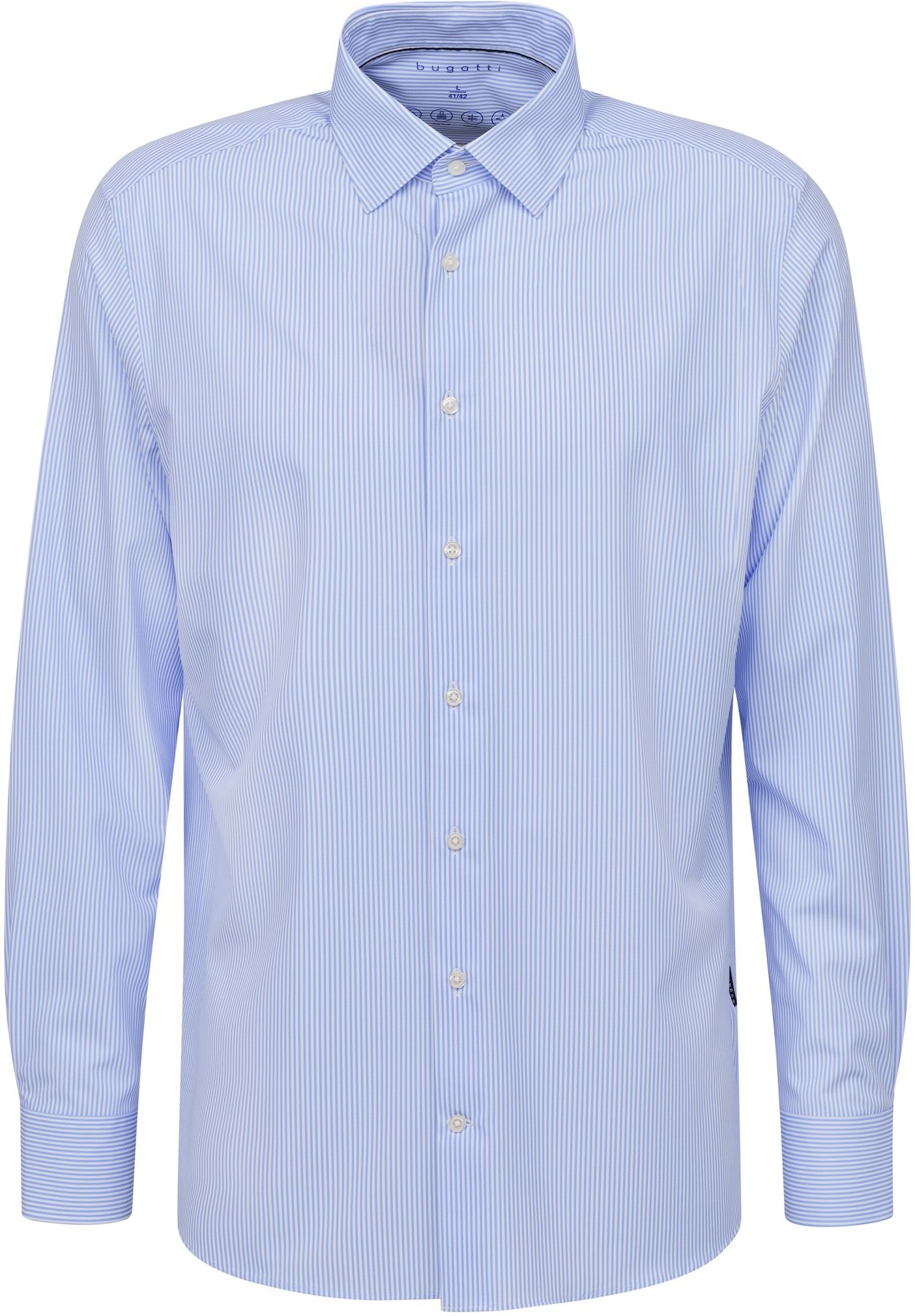 Bugatti Herren Hemd mit dezenten Streifen