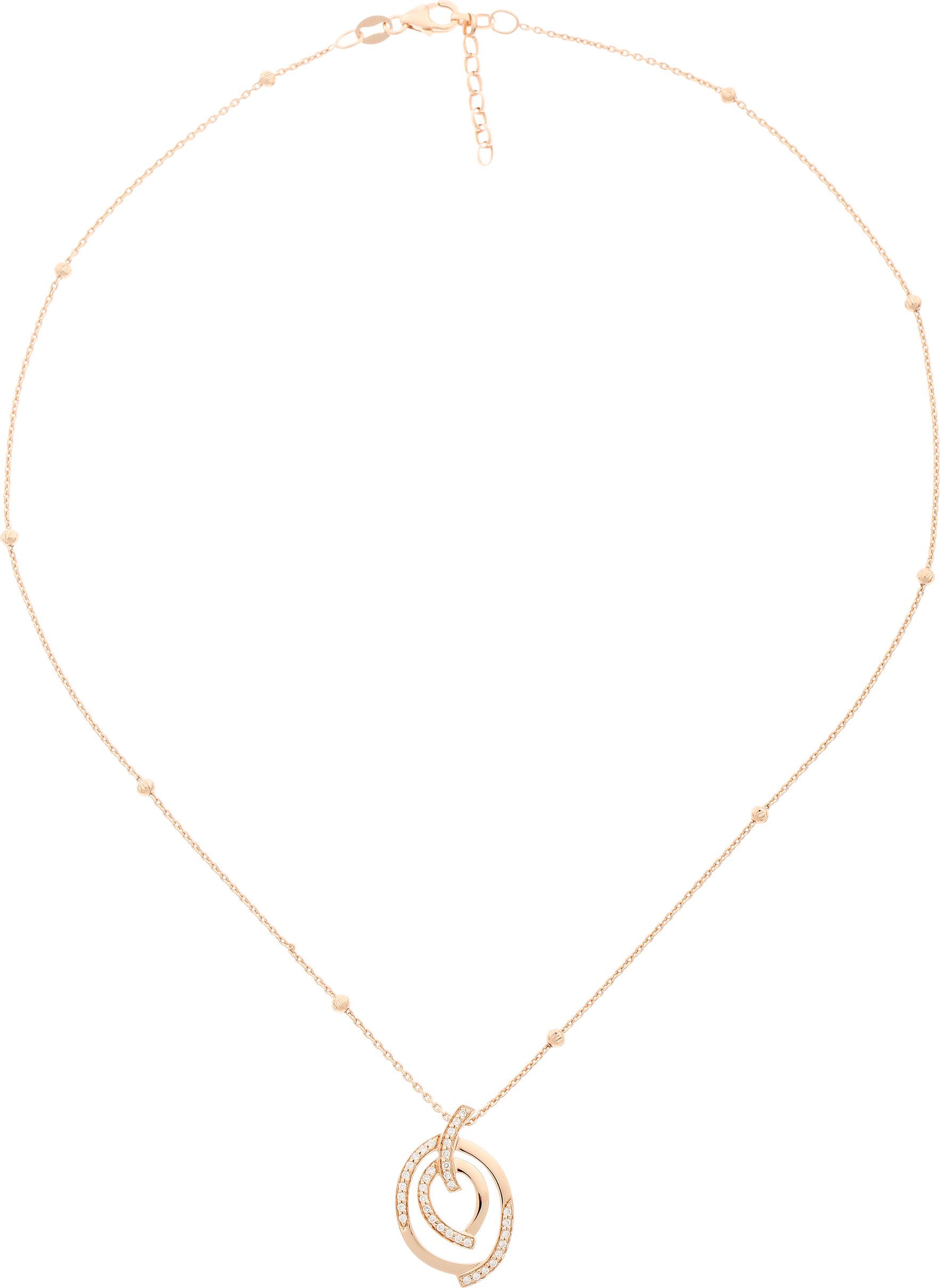 Orphelia 'Celine' Damenkette mit Anhänger aus 925er Sterlingsilber - Rosé ZH-7114/RG