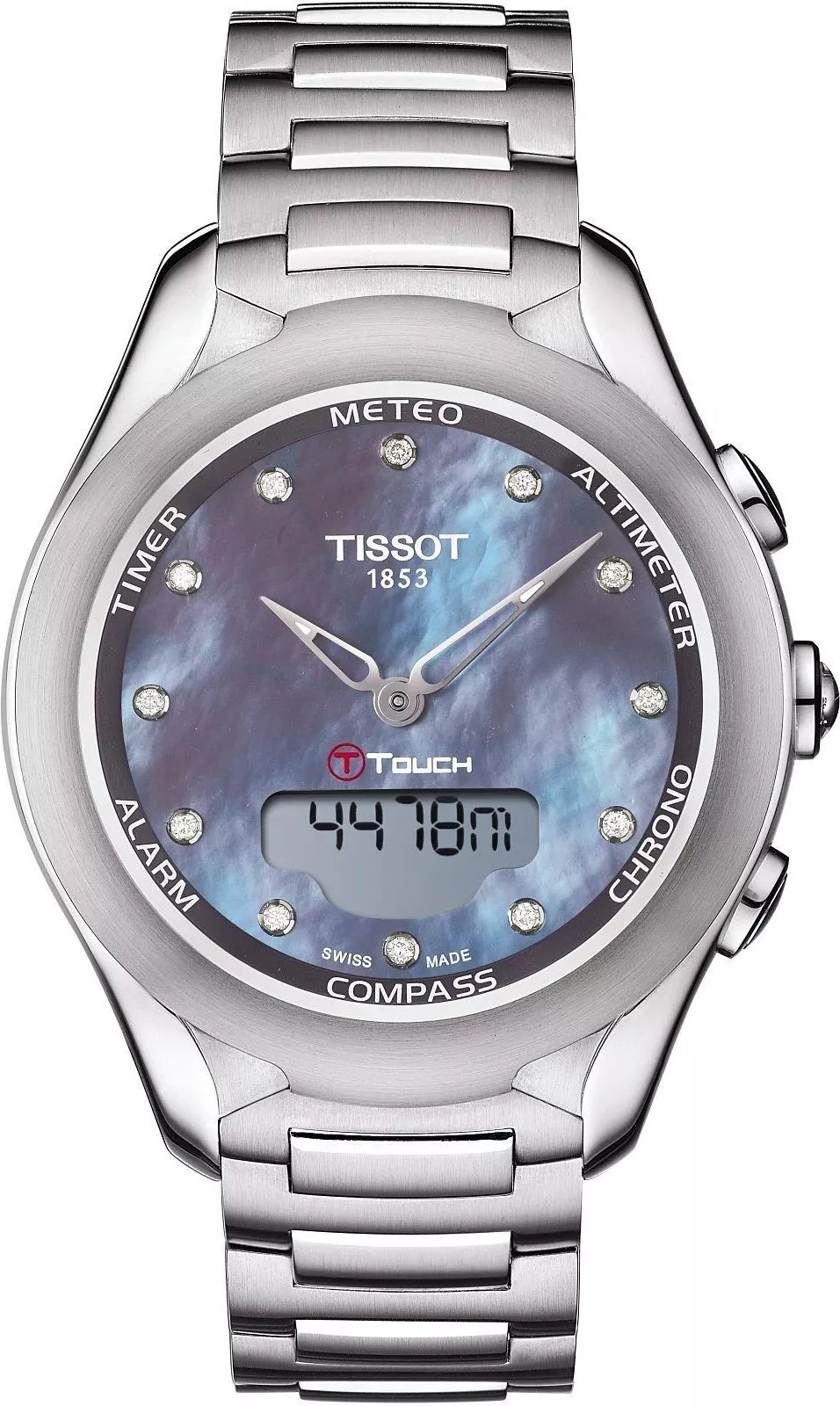 Tissot T-Touch Solar Damenuhr Silber T0752201110601