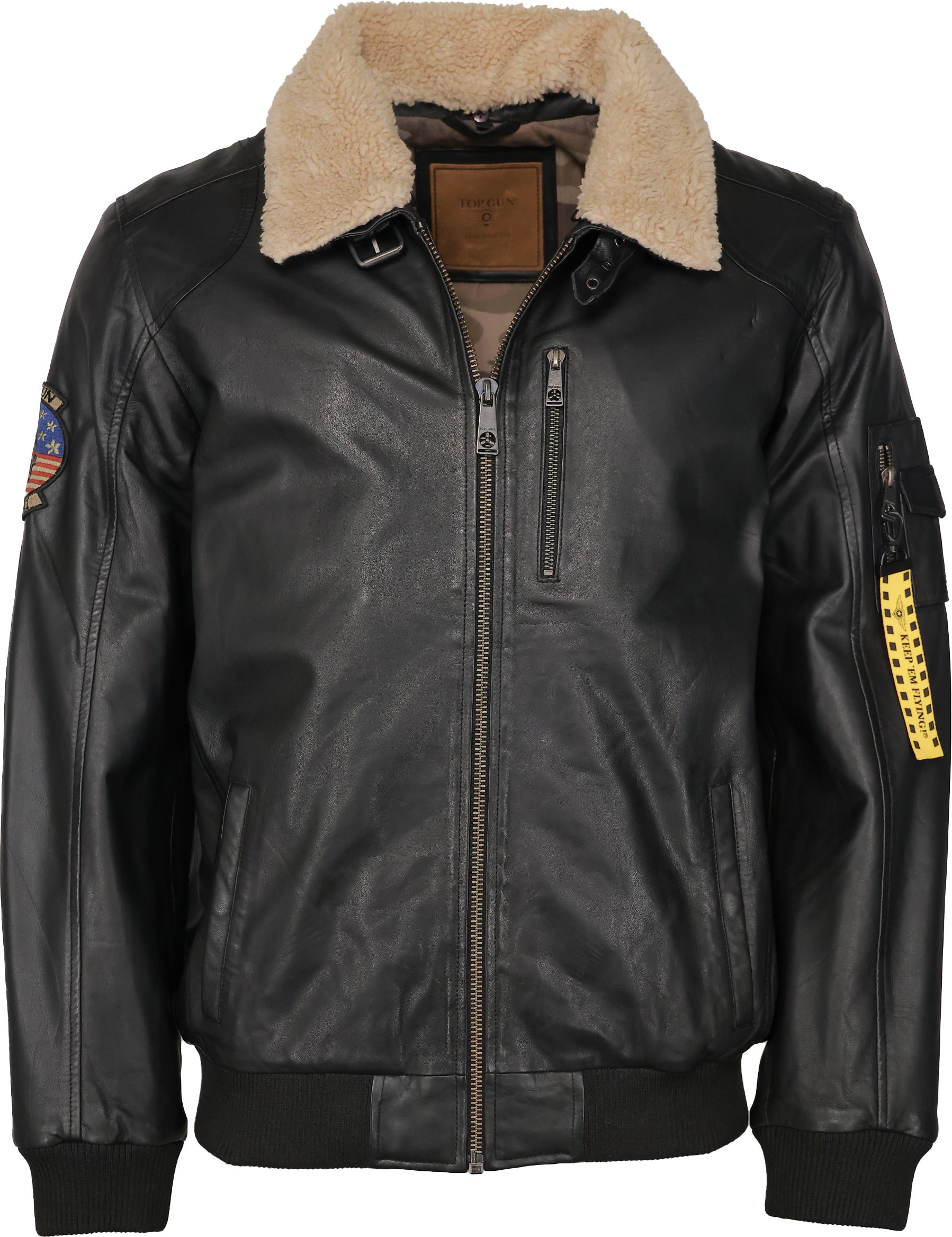 Top Gun Lederjacke TG20193144