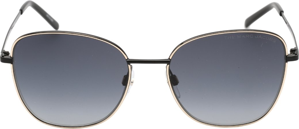 Marc Jacobs Grey Shaded Lens Schwarze Sonnenbrille