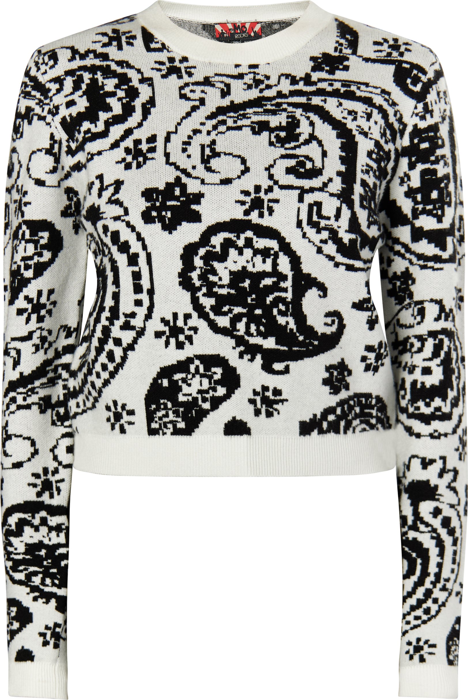 Mymo Strickpullover Damen weiss