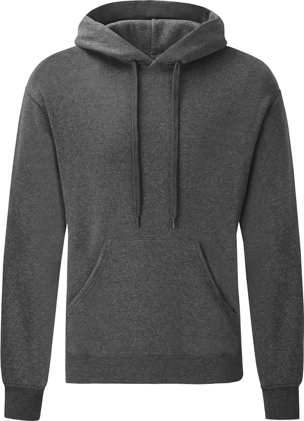 Thumbnail - Fruit of the Loom - "Classic" Kapuzenpullover für Herren (Grau meliert)